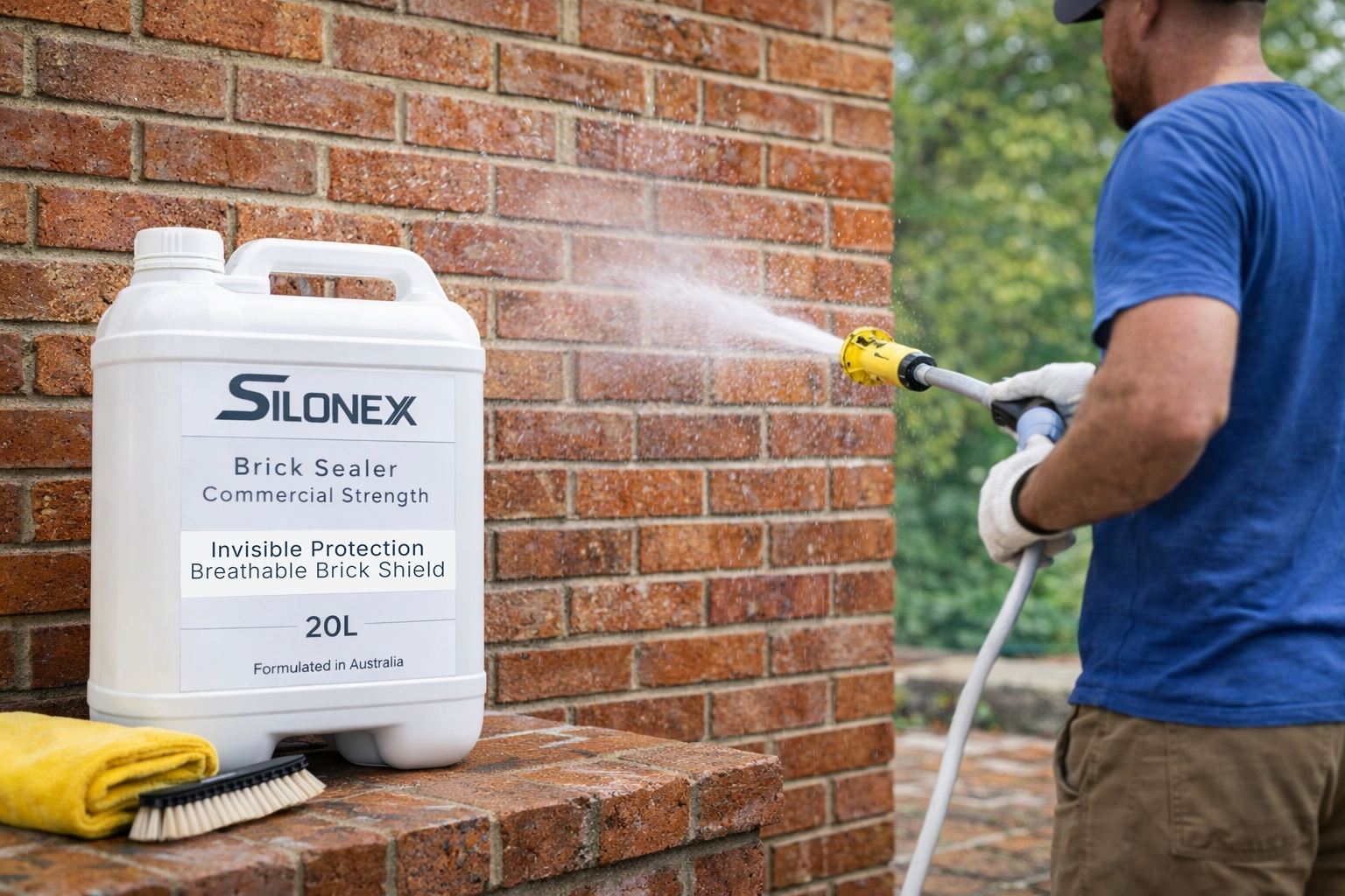 Brick Sealer - Invisible Breathable Brick Sealer (Silicone)